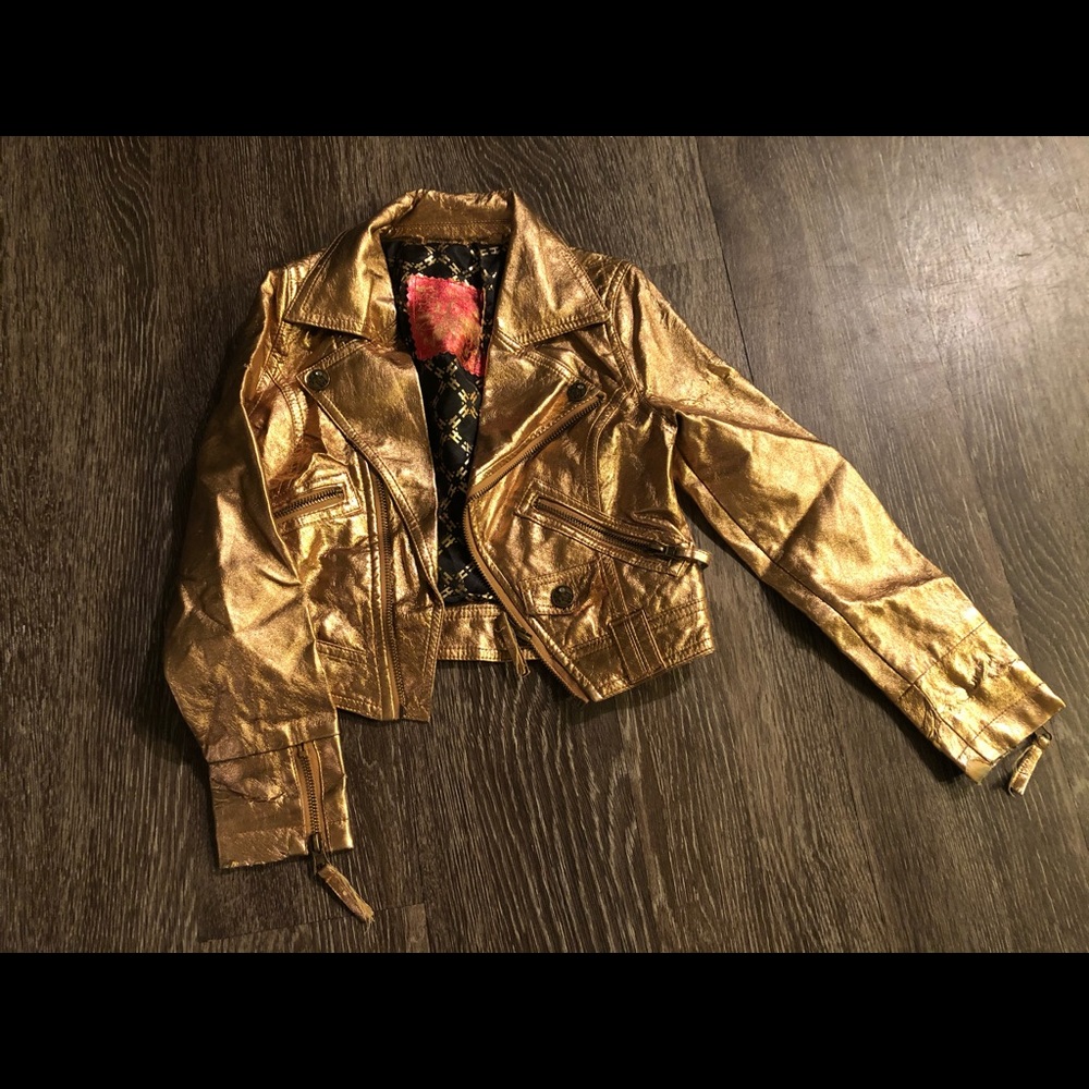 Golden Jacket. Girls size 7/8